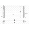 Image de Radiateur, Refroidissement Du Moteur Nrf 54707 Seat;Volkswagen