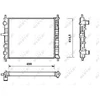 Image de Radiateur, Refroidissement Du Moteur Nrf 58191 Fiat