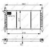Image de Radiateur, Refroidissement Du Moteur Nrf 58732 Fiat