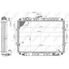 Image de Radiateur, Refroidissement Du Moteur Nrf 503486 Mitsubishi