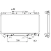 Image de Radiateur, Refroidissement Du Moteur Nrf 503968 Toyota