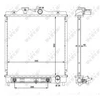 Image de Radiateur, Refroidissement Du Moteur Easy Fit Nrf 516355 Honda;Rover