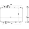 Image de Radiateur, Refroidissement Du Moteur Nrf 53534 Honda