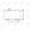 Image de Radiateur, Refroidissement Du Moteur Nrf 53586 Lexus