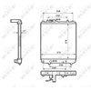 Image de Radiateur, Refroidissement Du Moteur Nrf 53825 Opel;Vauxhall