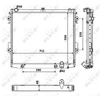 Image de Radiateur, Refroidissement Du Moteur Nrf 53923 Toyota