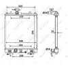 Image de Radiateur, Refroidissement Du Moteur Nrf 53927 Suzuki