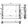 Image de Radiateur, Refroidissement Du Moteur Nrf 53937 Mercedes-Benz