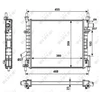 Image de Radiateur, Refroidissement Du Moteur Nrf 53989 Ford