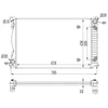 Image de Radiateur, Refroidissement Du Moteur Nrf 53023 Audi