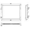 Image de Radiateur, Refroidissement Du Moteur Nrf 53032 Renault