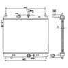 Image de Radiateur, Refroidissement Du Moteur Nrf 53169 Hyundai
