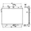 Image de Radiateur, Refroidissement Du Moteur Nrf 53170 Hyundai