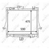 Image de Radiateur, Refroidissement Du Moteur Nrf 58480 Isuzu