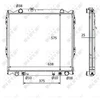 Image de Radiateur, Refroidissement Du Moteur Nrf 58648 Toyota