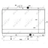 Image de Radiateur, Refroidissement Du Moteur Nrf 59078 Toyota