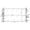 Image de Radiateur, Refroidissement Du Moteur Nrf 59076 Opel;Vauxhall