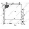 Image de Radiateur, Refroidissement Du Moteur Nrf 59102 Mercedes-Benz
