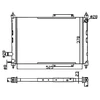Image de Radiateur, Refroidissement Du Moteur Nrf 55326a Mg;Rover