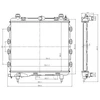 Image de Radiateur, Refroidissement Du Moteur Nrf 59259 Chrysler
