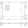 Image de Radiateur, Refroidissement Du Moteur Nrf 59315 Hyundai;Kia