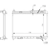 Image de Radiateur, Refroidissement Du Moteur Nrf 59317 Ford