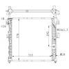 Image de Radiateur, Refroidissement Du Moteur Nrf 59342 Ssangyong