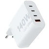 Image de xtorm Volt XEC140 - Adaptateur secteur - GaN2 Ultra - 140 Watt - QC 3.0, Power Delivery 3.1 - 4 connecteurs de sortie (USB, 3 x USB-C)