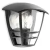 Image de Applique murale myGarden Creek E27 Lumière blanche et chaude Noire
