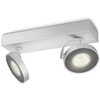 Image de myLiving Plafonnier LED Clockwork 2x4,5 W Argenté 531724816