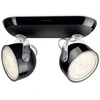 Image de myLiving Plafonnier LED Dyna 2 x 3 W Noir 532323016