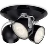 Image de myLiving Plafonnier LED Dyna 3 x 3 W Noir 532333016