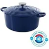 Image de BK Cookware H6074.524 BK Bourgogne Cocotte en Fonte - Ronde - 24 cm - 4.2L - Revetement emaille - Couvercle avec Anneaux