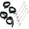 Image de Kits d'ancrage trampoline Exit Toys (x4) Noir TU 11.40.30.01