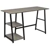 Image de Bureau avec 2 étagères Gris et chêne