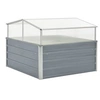 Image de Serre - - 42406 - Acier galvanisé - 100 x 100 x 85 cm - Couleur grise