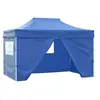Image de Tente pliable avec 4 parois latérales 3 x 4,5 m Bleu