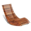 Image de Chaise longue basculante Bois d acacia