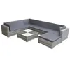 Image de Salon de jardin modulable resine tressee 7 personnes 8 pieces