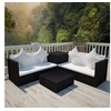 Image de Salon de jardin modulable resine tressee 4 personnes 4 pieces