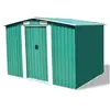 Image de Abri de stockage pour jardin Métal Vert 257 x 205 x 178 cm