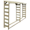 Image de Double abri de stockage du bois 300 x 44 x 176 cm Pin imprégné