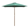Image de Parasol 270x270 cm houten paal groen42961