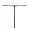 Image de Parasol - - 42962 - 270 x 270 cm - Bois dur - Blanc crème