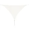 Image de Voile d'ombrage - - Triangulaire - 3,6 x 3,6 x 3,6 m - Blanc - Anti-UV