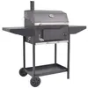 Image de Barbecue au charbon de bois avec étagère inférieure Noir