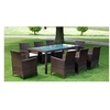 Image de Salon de jardin en.casa Resine tressee 8 personnes 9 pieces