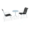 Image de Salon de jardin acier gris 3 pieces 50.0 x 71 x 71 2 personnes