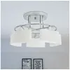 Image de Plafondlamp met ellipsvormige glazen kappen 5xE14 200W50494