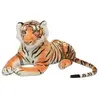 Image de Tigre en peluche - - XXL - Marron avec rayures - 146 x 40 cm - Pour enfants à partir de 3 ans